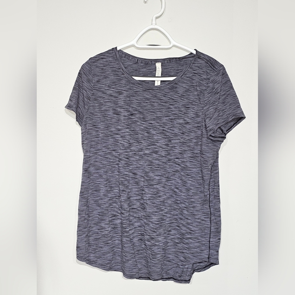 Lululemon Love Crew III Space Dye Black / Dark Shadow Size 12 - Picture 3 of 6